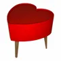Tables basses - COEUR DE VALENTINE - ROUGE - TAILLE L - RÉ- ÉDITION