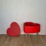 Tables basses - COEUR DE VALENTINE - ROUGE - TAILLE L - RÉ- ÉDITION