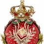 Other Christmas decorations - CROWN JEWELS BALL ORN RD 18CM - GOODWILL M&G
