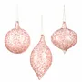 Autres décorations de Noël - GLSS SPOTTED BALL/FIN.ORN ASS/3 PNK/CLR 8CM - GOODWILL M&G