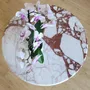 Tables basses - Table basse en marbre rouge blanc - SAGIT