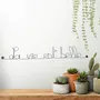 Objets déco enfant - La vie est belle – Déco murale fil de fer best-seller - Home - BIJOUX DE MUR