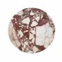Tables basses - Table basse en marbre rouge et blanc - SAGIT