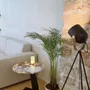 Tables basses - Table basse en marbre rouge et blanc - SAGIT