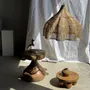 Hanging lights - Suspension, rattan lamp in the shape of a flower, tulip, corolla H:50 - OFFICE OBJETS