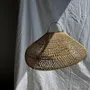 Hanging lights - Suspension, rattan lamp in the shape of a flower, tulip, corolla H:50 - OFFICE OBJETS