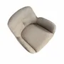 Chairs - Swivel chair in beige fabric - ANGEL CERDÁ