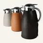 Carafes - Carafe thermique ELIDA – Acier inoxydable et cuir - 2L - LIMAC DESIGN