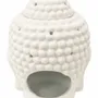 Home fragrances - Ceramic Oil Burner - White Buddha Head 14cm - ARABESK