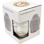 Home fragrances - Ceramic Oil Burner - White Buddha Head 14cm - ARABESK