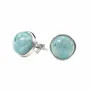 Home fragrances - 925 Silver Earrings - AA Amazonite 8mm - ARABESK