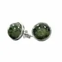 Home fragrances - 925 Silver Earrings - AA Moss Agate 8mm - ARABESK