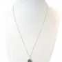 Home fragrances - 925 Silver Necklace - AA Labradorite Pendant 10mm - ARABESK