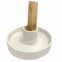 Home fragrances - White Ceramic Incense Holder for Palo Santo 10.5cm - ARABESK