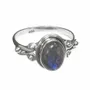Home fragrances - 925 Silver Ring - Labradorite AA T56 - ARABESK