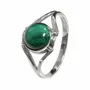 Home fragrances - 925 Silver Ring - Malachite AA T58 - ARABESK
