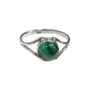 Home fragrances - 925 Silver Ring - Malachite AA T58 - ARABESK