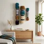 Other wall decoration - Velvet Totems: 3-Piece Handmade Textured Wool Wall Installation Set - SARMAL DESIGN