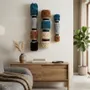 Other wall decoration - Velvet Totems: 3-Piece Handmade Textured Wool Wall Installation Set - SARMAL DESIGN