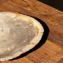 Platter and bowls - Very large empty pouch or dish in beige petrified wood D35 - OFFICE OBJETS