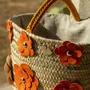 Bags and totes - Daisy Basket with Big Flowers - DANIÉ