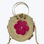 Bags and totes - Camelia round bag with flowers - DANIÉ
