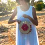 Bags and totes - Camelia round bag with flowers - DANIÉ