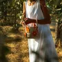 Bags and totes - Daisy Middle Bag with Flowers - DANIÉ