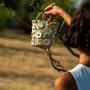 Bags and totes - Daisy mini bag with flowers - DANIÉ