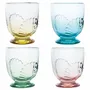 Glass - Belle-Île 4 color cups - LA ROCHÈRE
