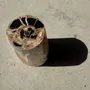 Stools - Multicolor petrified wood side table H45 D24 - 3328 - OFFICE OBJETS