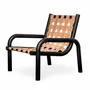 Lounge chairs for hospitalities & contracts - Ginga Lounge Armchair in Natural Oak and Leather, made in Portugal - DUISTT