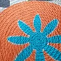 Other wall decoration - Bloom & Rhythm: Set of 6 Handmade Wicker Wall Plates (20cm) - SARMAL DESIGN