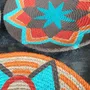 Other wall decoration - Bloom & Rhythm: Set of 6 Handmade Wicker Wall Plates (20cm) - SARMAL DESIGN