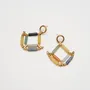 Jewelry - Hexagon Earrings Gold Multi-Colour - C.KARAKALPAKI
