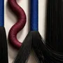 Other wall decoration - Velvet Serpent: Handmade Sculptural Textile Wall Art - SARMAL DESIGN
