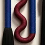 Other wall decoration - Velvet Serpent: Handmade Sculptural Textile Wall Art - SARMAL DESIGN