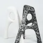 Unique pieces - Duo White Noise Lamps - CLEMENCE MARS & THOMAS LELOUCH