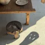 Abat-jours - Suspension ou abat-jour en teck naturel organique ajouré tubulaire H30 - OFFICE OBJETS