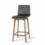 Stools - LUKA SW natural oak Barstool - DELTA