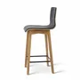 Stools - LUKA SW natural oak Barstool - DELTA