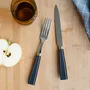 Flatware - 4 pieces cutlery set - Icône, Steel blue - SABRE PARIS