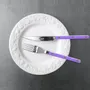 Ménagères - Set de 4 couverts de table - Bistrot, Lilas pastel - SABRE PARIS