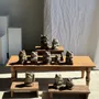 Sculptures, statuettes and miniatures - Little frog limestone carving hand on torso - OFFICE OBJETS