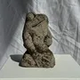 Sculptures, statuettes and miniatures - Little frog limestone carving hand on torso - OFFICE OBJETS