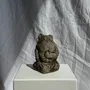 Sculptures, statuettes and miniatures - Little frog limestone carving hand on torso - OFFICE OBJETS