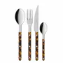Ménagères - Set de 4 couverts de table - Bistrot, Effet Écaille - SABRE PARIS