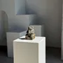 Sculptures, statuettes et miniatures - Petite grenouille sculpture de pierre calcaire petite prieuse - OFFICE OBJETS