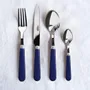 Ménagères - Set de 4 couverts de table - Pop, Bleu Marine - SABRE PARIS
