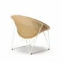 Chaises longues - C317 lounge chair cadre blanc intérieur & exterieur | fauteuils - FEELGOOD DESIGNS